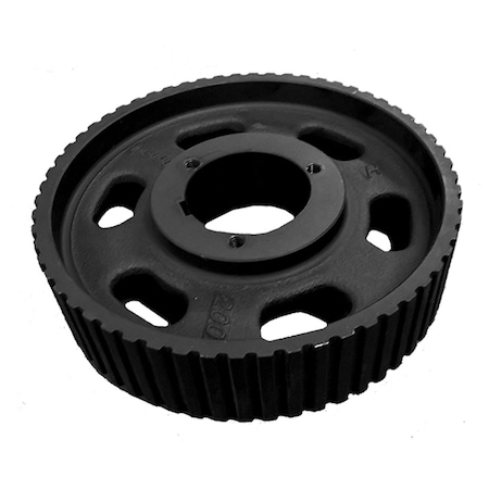 B&B Manufacturing 44HQ200, Timing Pulley, Cast Iron 44HQ200